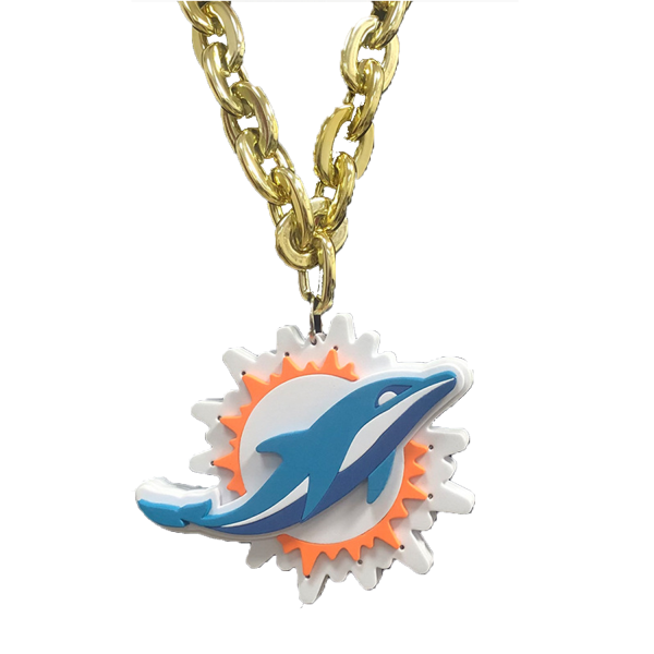 Vibrant EVA Team Spirit Fan Necklace for Game Day