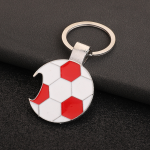 Football-shaped Corkscrew Key Chain