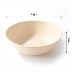 Eco-Friendly Wheat Straw Cereal Bowl