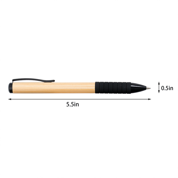 Bamboo design ballpoint pen