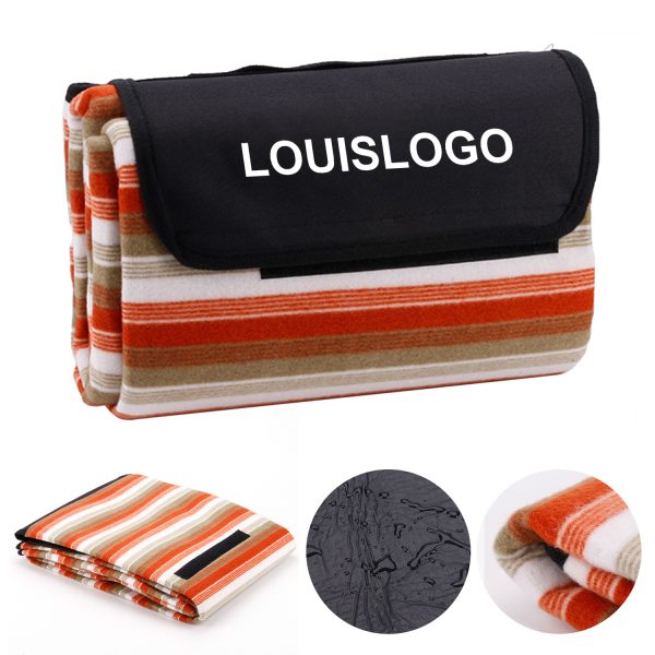 50"x60"Fleece waterproof Portable Outdoor Blanket