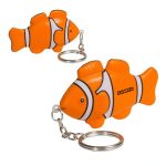 Clown Fish Stress Reliever Key Chain