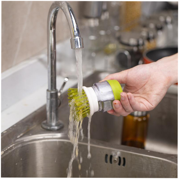 Creative Hydraulic Washing Pot Dishwashing Brush