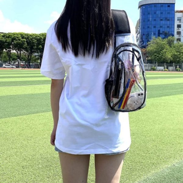 PVC Transparent Shoulder Chest Bag