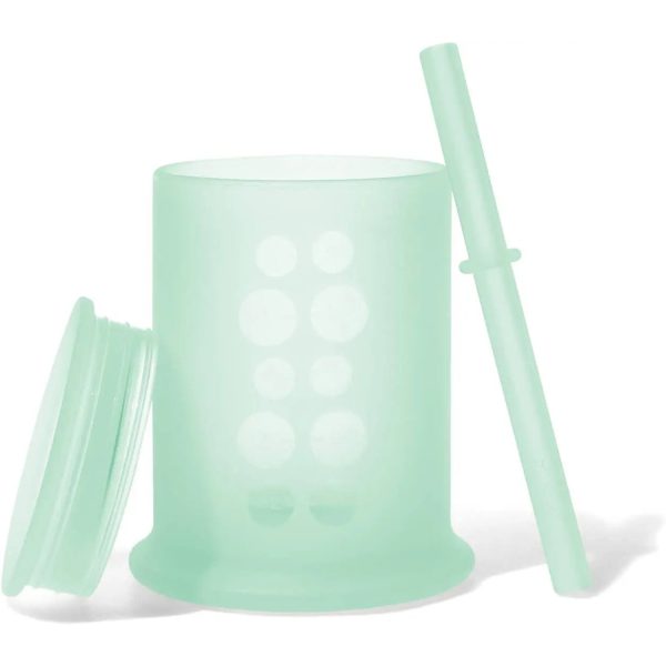 Baby Training Cup with Straw Lid Set