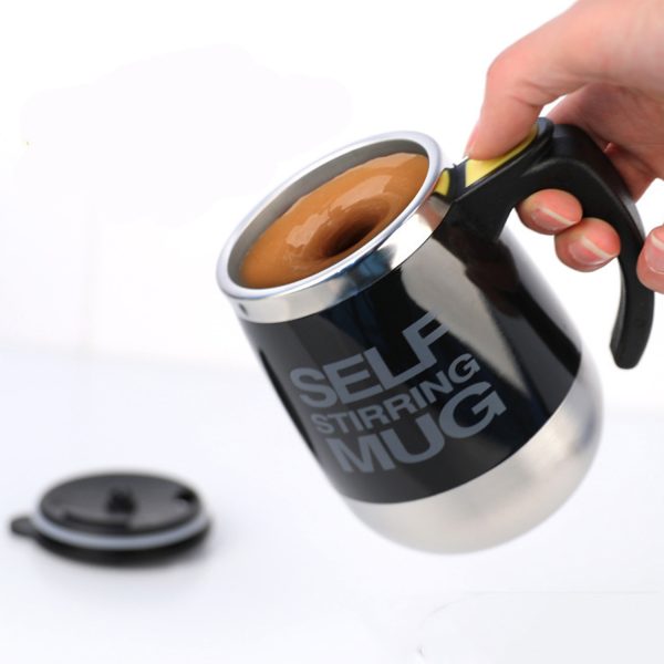 14OZ Stailess Steel Self Stirring Mug