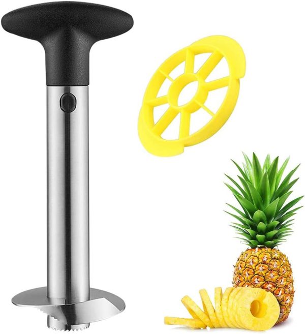 Stainless Steel Fruit Pineapple Peeler Corer Slicer Cutter