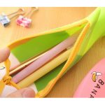 Fruit And Vegetable Student Stationery Silicone Pencil Case