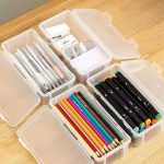 Desktop stationery storage box