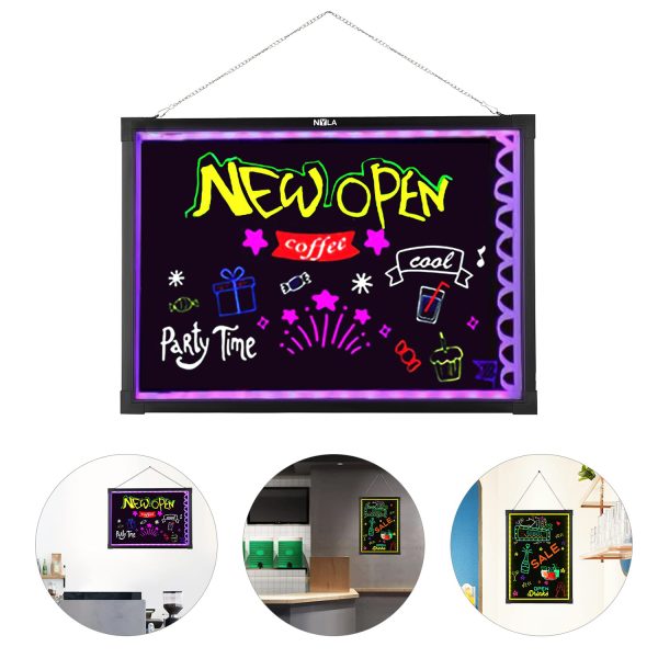 Acrylic RGB magic LED Writing Board