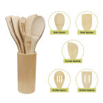 5-Piece Bamboo Kitchen Utensil Set