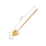 Shovel tip long handle ice cream 304 stainless steel spoon