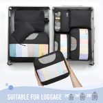 Eight Piece Travel Lightweight Luggage Storage Bag