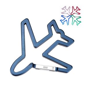 Aluminum Airplane Shaped Carabiner