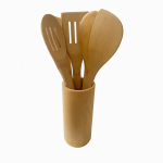 5-Piece Bamboo Kitchen Utensil Set