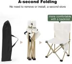 Smallsized Camping Folding Chair with Carry Bag