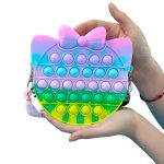 Silicone stress relief qute crossbody bag