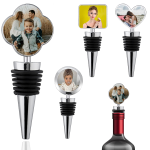 Full Color Metal Savor Wine Bottle Stopper