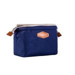 Portable Business Travel Double Zipper Cotton Cosmetic Bags