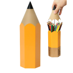 Pencil Shape Holder With Double Layer Structure