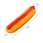 Lifelike Hot Dog Squeeze Toy with Sound Effects