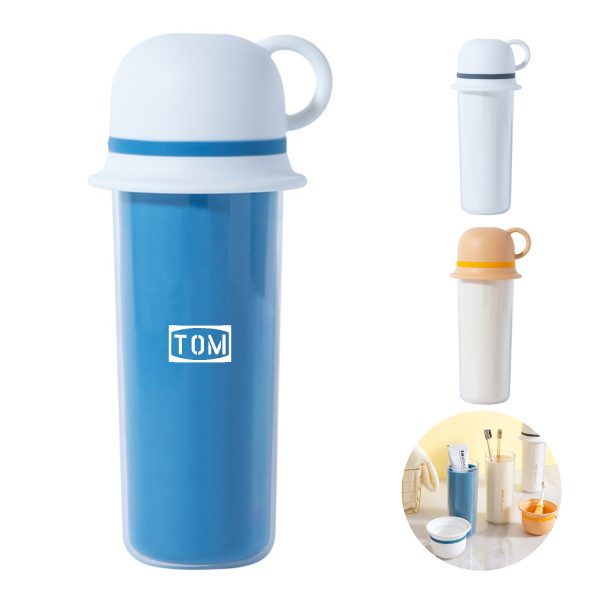 Three In One Portable Travel Toothbrushmouthwash Cup