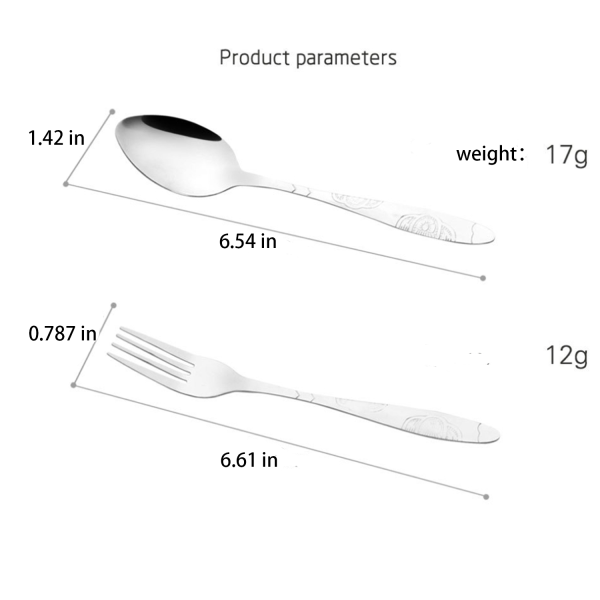 Camping Cutlery Set with Pouch