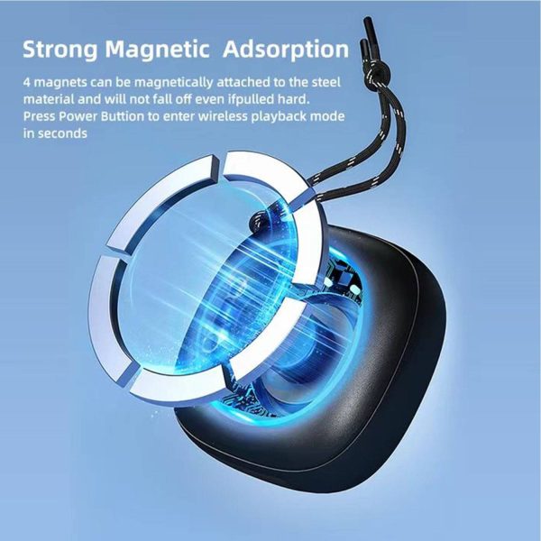 Portable Magnetic Bluetooth Speaker