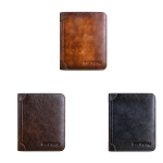 Anti-theft ultra-thin top layer cowhide genuine leather