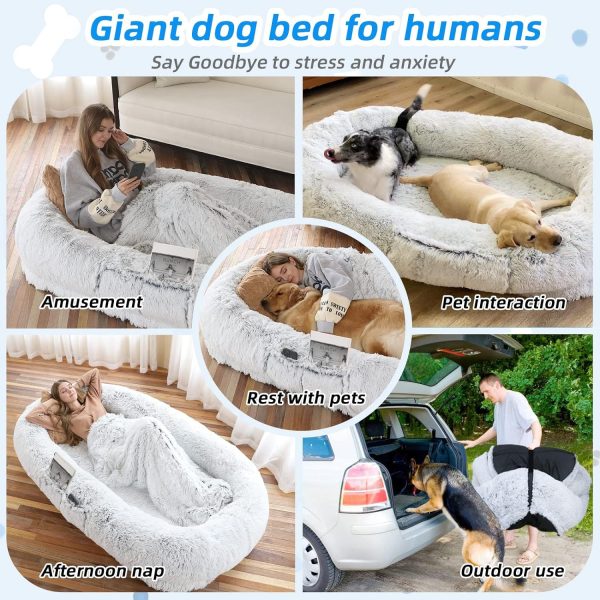 Human & Pet Dog Bed