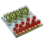 10 Oz Glass drink chess set