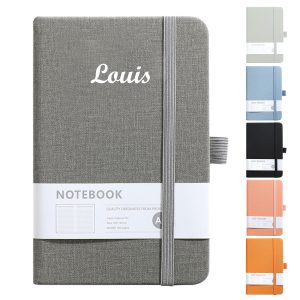 A6 Portable Elastic Strip Notebook W/ Pen Holder