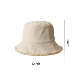 Double face cashmere hat