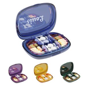 Plastic Portable Sealed Tablet Storage Pill Box