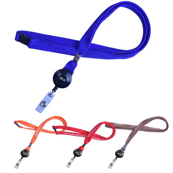 Personalized Nylon ID Lanyards with Safety Buckle