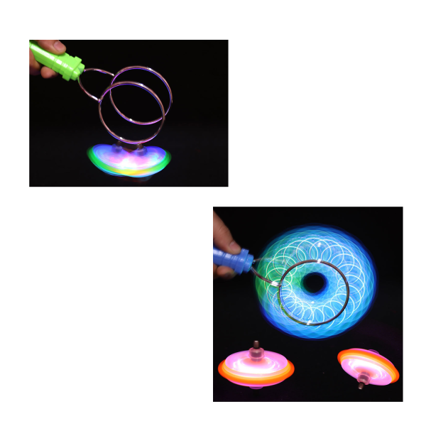 LED Magnetic Gyro Wheel Spinner Toy