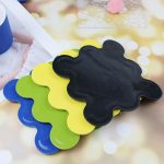 High temperature resistant thickened silicone coasters