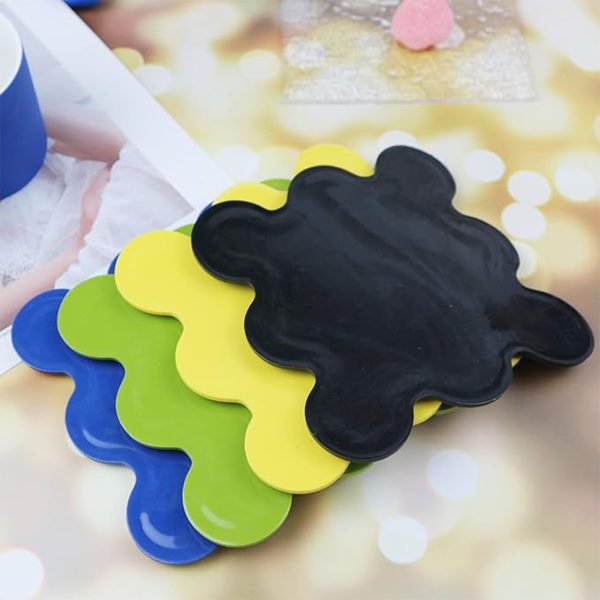 High temperature resistant thickened silicone coasters