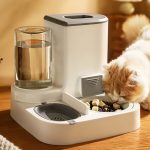 Cat And Dog Two In One Water Dispenser Automatic Feeder