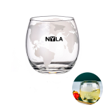 Earth Pattern Transparent Wine Glass