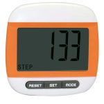 Large screen electronic pedometer