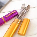 3 in 1 Stainless Steel Chopsticks Fork Spoon Cutlery Set