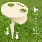 Double Layer Outdoor Folding Wine Table