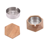 Wood/Stainless Steel Ash Tray