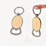 Wooden Bottle Opener Keychains