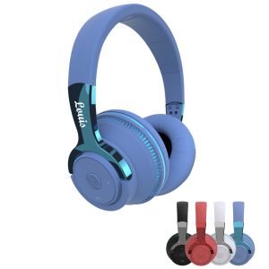 Headworn Bluetooth earphones with LED breathing light