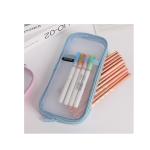 Simple transparent mesh pen bag