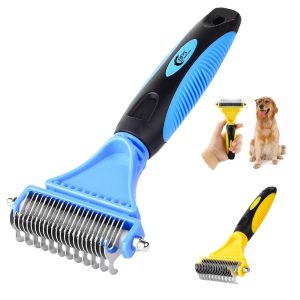 Dematting Comb with 2 Sided Professional Grooming Rake