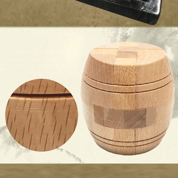 Wooden Barrel Puzzle