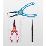 Aluminum Alloy Multifunctional Fishing Pliers Hook Set